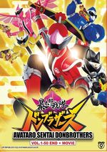 DVD Avataro Sentai Donbrothers Complete TV Series Vol.1-50 End + Movie (Eng Sub) - £48.17 GBP
