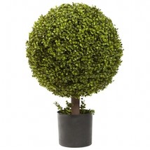 Nearly Natural 5919 27 Inch Boxwood Ball Topiary - £126.21 GBP