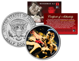 Muhammad Ali &quot;Artistic Knockout&quot; JFK  Kennedy Half Dollar US Coin *Licen... - $8.56