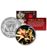 Muhammad Ali &quot;Artistic Knockout&quot; JFK  Kennedy Half Dollar US Coin *Licen... - £6.73 GBP