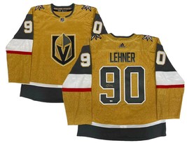 Robin Lehner Autographed Knights Authentic Adidas Gold Alternate Jersey Fanatics - $479.00