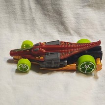 2015 Hot Wheels Croc Rod HW Dino Riders OH5 Red Loose Car 1:64 - £1.01 GBP