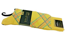 ( 1 PAIR ) Gold Toe Men's Fashion Mercerized Cotton Dress Socks New With... - $11.87