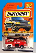 Matchbox Fire Fighters Series #27 Snorkel Fire Truck Red J.D.F.D. w/ 200... - $4.00
