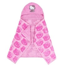 Hello Kitty Childrens Hooded Towel Pink Multicolor 2-Pk 50&quot; X 27&quot; Bath B... - $1,192.52 MXN