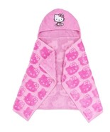 Hello Kitty Childrens Hooded Towel Pink Multicolor 2-Pk 50&quot; X 27&quot; Bath B... - $1,192.52 MXN