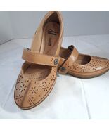Clarks Shoes Womens sz 7 7M Everlay Bai Mary Jane Strap Comfort Wedge Br... - $45.00