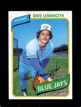 1980 Topps #124 Dave Lemanczyk Exmt Blue Jays Nicely Centered *X14643 - £1.93 GBP