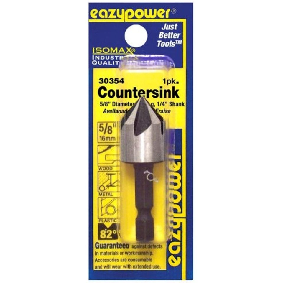 Eazypower 30354 5/8&quot; Countersink 1/4&quot; Hex, (1per Pack) - $19.52