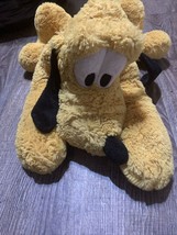 Disney 16” Pluto Plush Stuffed Animal Laying Down Green Collar Super Soft Toy - £15.87 GBP