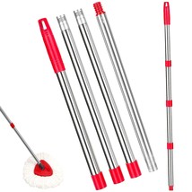 4 Section Spin Mop Replacement Handle, 30-58 Inch Handle/Stick Compatibl... - $15.99