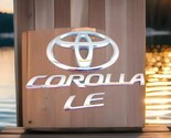 2009-2013 TOYOTA COROLLA LE Rear Trunk Lid Emblem BADGE NAMEPLATE SET OEM - $22.49