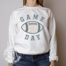 Game Day Leopard Football SVG Football Mom PNG, Football Game Day Cut File - £2.39 GBP
