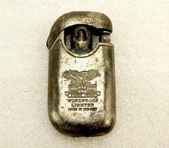 Fieree Tiger Vintage Lighter, Lift Arm, Butane Refillable, Eagle Case, W... - $14.65