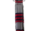 Just Love Maxi Dress Women Striped Knit  Sleeveless V Neck Patriotic Siz... - £10.22 GBP