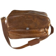 Vintage Peter&#39;s Bag Corp Brown Travel Shoulder Bag Carry On AS IS - £26.27 GBP