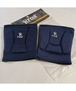 Rox Volleyball Knee Pads Navy Blue Low Profile #5800 Size Medium Open Pa... - $218.24 MXN