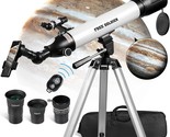 700X90Mm Az Astronomical Professional Refractor Telescope For Kids, White. - £163.61 GBP
