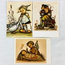 Vintage Hummel Postcard Lot of 3 Joseph Mueller Emil Fink Made in Germany  - £3.42 GBP