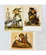 Vintage Hummel Postcard Lot of 3 Joseph Mueller Emil Fink Made in Germany  - $5.84 CAD