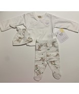 NEW Burt&#39;s Bees Baby 3-Piece Organic Cotton Take Me Home Set Size Preemi... - $246.89 MXN