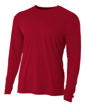  Mens Long Sleeve Dri-Fit Cooling Performance athletic Brown - £20.77 GBP