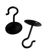CEILING HOOK - Amish Handcrafted Wrought Iron Swivel Hanger - $7.97+