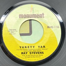 Ray Stevens 45 Yakety Yak Rock Along Came Jones Vinyl Record - £6.35 GBP