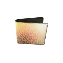 Michael Kors Cooper Billfold ID Wallet Bifold Olive Multi MK Ombre Logo - $860.80 MXN