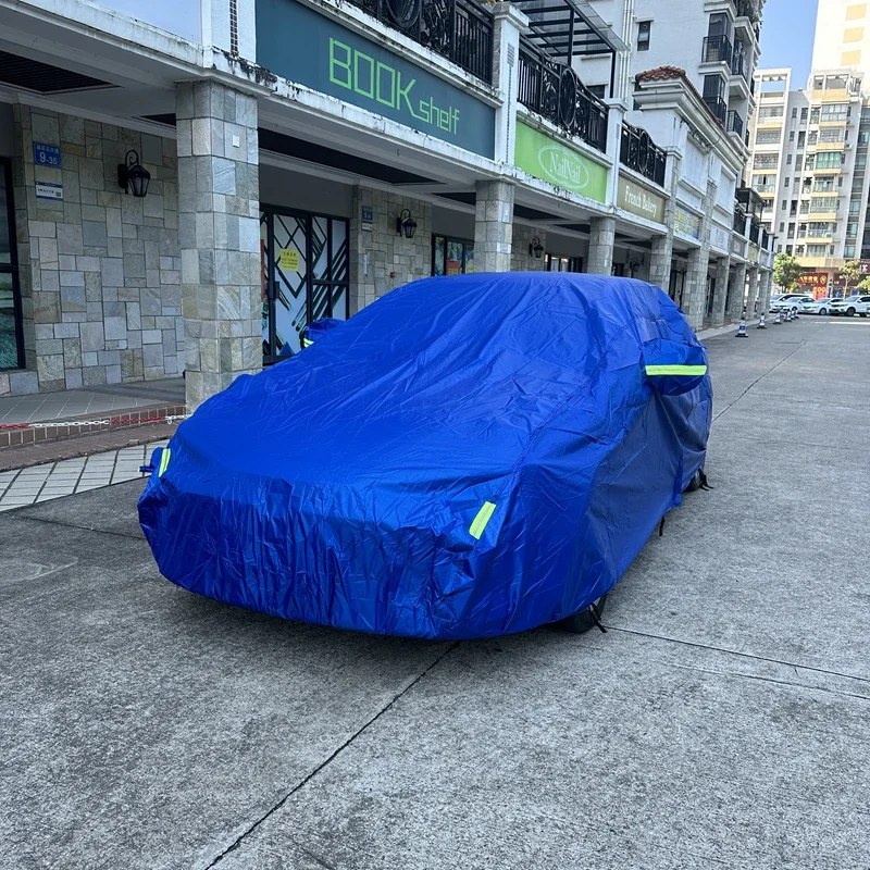 Blue Car Cover Full Exterior Universal SUV/Sedan Full Outdoor Waterproof Sun - £46.18 GBP+