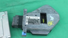 06-07 BMW 750i ECM ECU DME Engine Control Module 7549700 & Ignition Switch  image 4