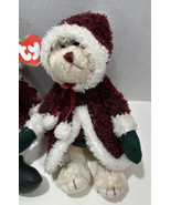 TY Beanies Babies 2 Set Mrs. Santa Bear &amp; Santa Bear 2000 - £9.67 GBP