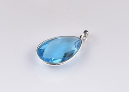 925Sterling Silver Handmade London Topaz Ethnic woman Party Gift Pendant PS-2609 - £47.24 GBP