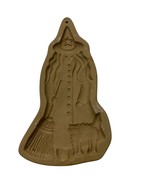 Vintage 1988 Brown Bag Cookie Art Mold Witch Design - £26.60 GBP