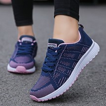 Women Casual Shoes Woman White Sneakers a08 blue P 41 - £18.10 GBP