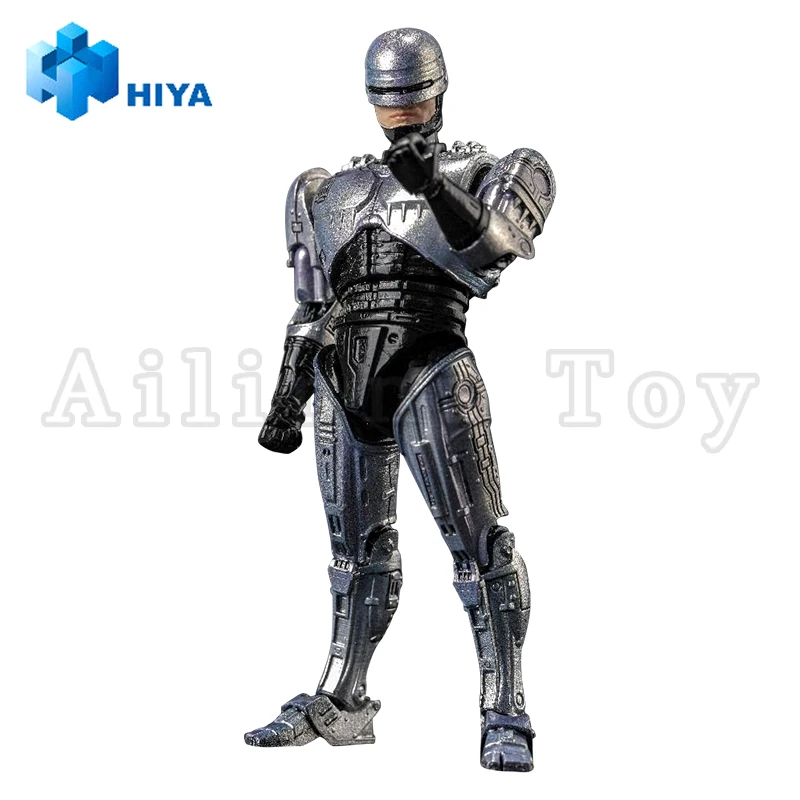 HIYA 1/18 4inch Action Figure Exquisite Mini Series Robocop Anime For Gift Free - £39.68 GBP