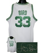 Larry Bird signed Boston Celtics Green White Adidas Swingman Jersey- Bird Hologr - $288.95