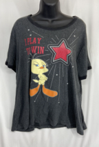 Vintage Looney Tunes I Play to Win Women&#39;s Tweedy T-Shirt Short Sleeve S... - £9.66 GBP