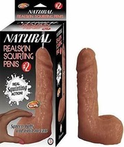 #2 Natural Realskin Squriting Penis - Brown - £26.44 GBP