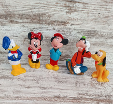 Vtg Disney 80s Bath Toys Mickey Minnie Mouse Goofy Donald Duck Pluto Rare Gift - $32.44