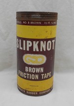 Slipknot Brown Friction Tape Orig Store Adv Box Plymouth Rubber Co. Canton Mass - £6.25 GBP
