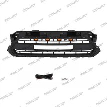 Front Grille Black Bumper Grill With LED Lights Fit For TOYOTA TACOMA 20... - £139.98 GBP