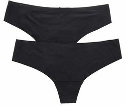 NWT Women’s Magic BodyFashion Dream Thong - 2-Pack Black Size XL - £11.08 GBP