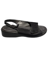 Maravilla Slingback Sandals Womens Size 8.5M Black Leather Comfort Adjus... - $454.27 MXN