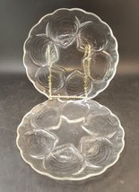 2 Vintage Toscany &#39;Place Mates&#39; Crystal Clam Dishes - £9.34 GBP