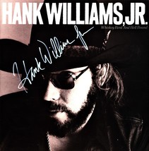 Hank Williams Jr. Autographed LP image 2