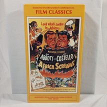 Africa Screams - Abbott &amp; Costello - VHS Tape. Vintage Comedy Classic - ... - £16.35 GBP