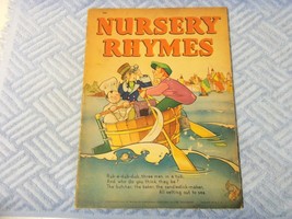 Nursery Rhymes 1941 Whitman Publishing Childs Book 13X9.5&quot; - £7.89 GBP