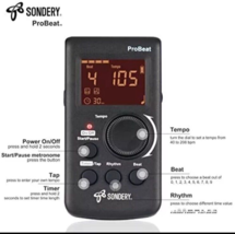 Digital Metronome for Guitar Piano Drum and All Instruments with Timer, ... - £19.28 GBP