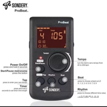 Digital Metronome for Guitar Piano Drum and All Instruments with Timer, ... - £18.39 GBP